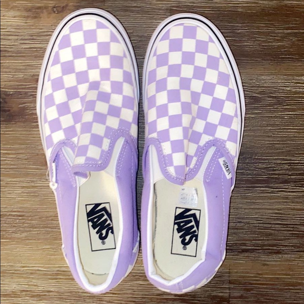 Violet colored Vans